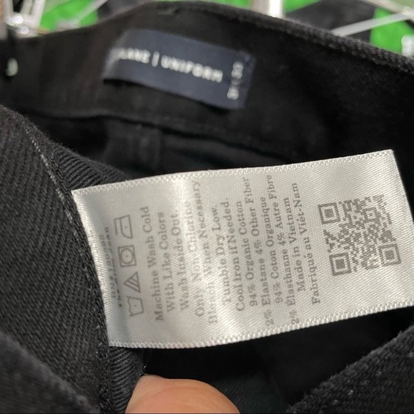 Everlane Uniform Black Slim Fit Black Jeans - Picture 8 of 9